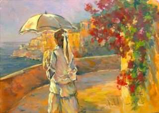 Délután a teraszon